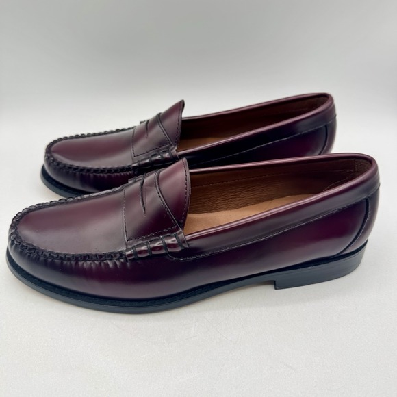 J. Crew Loafers Men\'s Size 10.5 Wine Leather Burgundy main image 9